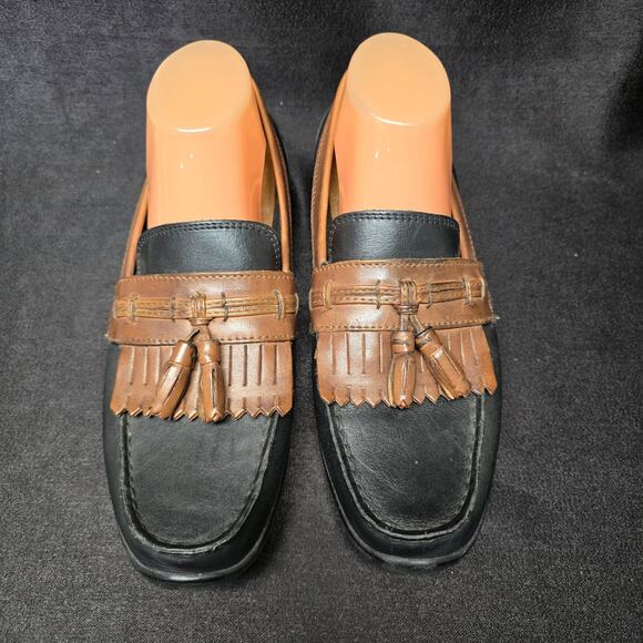 Dockers Black & Brown Sinclair Kiltey Tassel Loafers Men\'s Dress Shoes main image 5